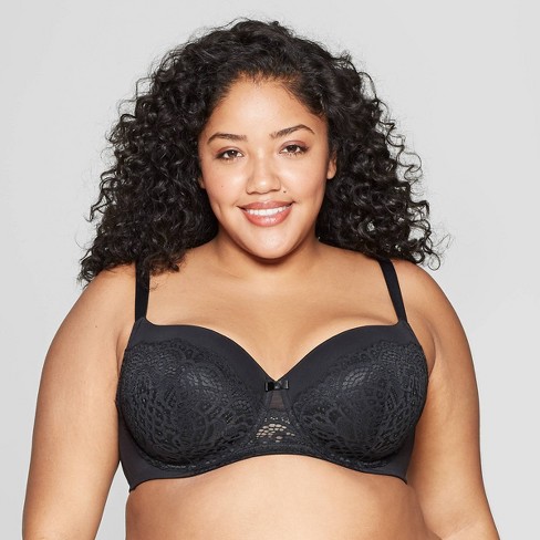 Plus Size Lightly Lined Balconette Bra - Auden™ : Target