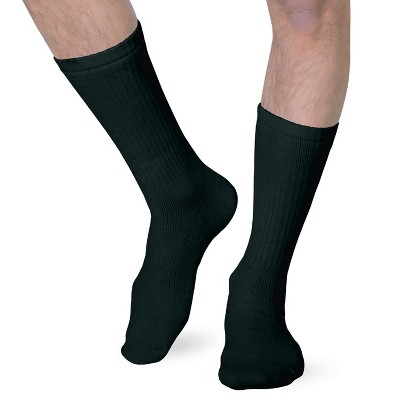 Heelbo - Diabetic Crew Socks  8-15mmHg-Black-Small