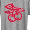 Women's - Instant Message - Bold Distorted Cherries Short Sleeve Graphic T-Shirt - 2 of 4