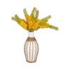 Coastal Terracotta Vase with Handwoven Rope - Rustic Farmhouse Decorative Pottery for Home, Office, Bedroom & Living Room - 18" White - 3 of 4