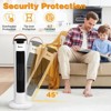 Karl Home 1500-Watt 24 in. Electric Tower Space Heater with WIFI and Remote Control - 2 of 4