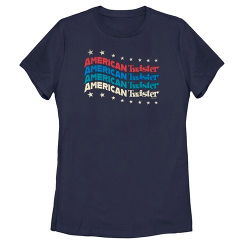 Women's Twister American Patriotic Logo T-shirt : Target