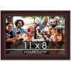 PosterPalooza | Photo Size Linear Brown Picture Frame - UV Acrylic, Foam Board Backing, Hanging Hardware - 2 of 4