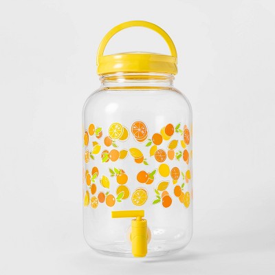 4.5qt Plastic Citrus Beverage Dispenser - Sun Squad™