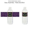Big Dot of Happiness Mardi Gras - Masquerade Party Water Bottle Sticker Labels - Set of 20 - 2 of 4