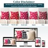 PAVILIA Set of 2 Throw Pillow Covers, Decorative Velvet Square Cushion Cases for Bed Sofa Couch Bedroom Living Room - 4 of 4