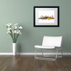 Michael Tompsett 'Nashville Tennessee Skyline' Matted Framed Art - 3 of 4