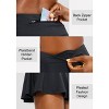 FIONECA Pleated Tennis Skirt for Women with 4 Pockets Women's High Waisted Athletic Golf Skorts Skirts for Running Casual - 4 of 4