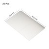 Unique Bargains Stainless Steel DIY Laser Printing Office Engraving Blank Cards 20 Pcs - 2 of 4