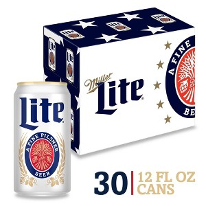 Miller Lite Beer - 30pk/12 fl oz Cans - 1 of 4
