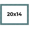 PosterPalooza | Simple Blue Picture Frame - UV Acrylic, Backing Board, Hanging Hardware Included - 2 of 4