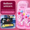Pencil Case for Girls Boys, Waterproof 3D Large Capacity Portable Cartoon Pencil Box Organizer for Kids Elementary School - 2 of 2