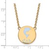 Black Bow Jewelry 14k Yellow Gold Plated Sterling Silver Delta Delta Delta Greek Life Necklace 18 Inch - 3 of 4