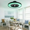 Bella Depot 23" Modern Ceiling Fan with RGB LED Light and APP Control - 3 of 4