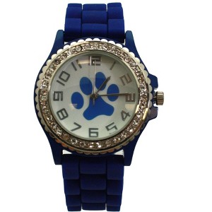 Olivia Pratt Every Day Silicone Paw and Rhinestones Colorful Women Watch - 1 of 4