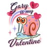 Juniors Womens SpongeBob SquarePants Gary is My Valentine T-Shirt - 2 of 4