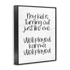 Stupell Industries Kid Karma Phrase Black Framed Giclee Art - 3 of 4