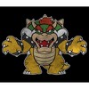Boy's Nintendo Koopa King Bowser Pull Over Hoodie - 2 of 4