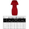 Women's Hooded Sweatshirt Dress Short Sleeve Ribbed Pullover Front Pocket Casual Mini Dress - 4 of 4