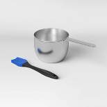 Stainless Steel Saucepan with Basting Brush - Room Essentials™