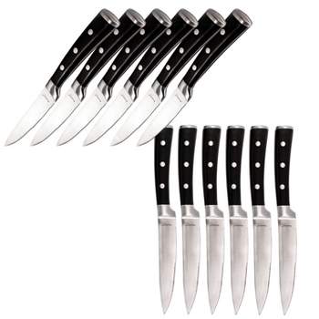 Oneida Steak Knives Non-slip Handles High Carbon Stainless Steelset of Four  