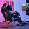 VEVOR Racing Wheel Stand Foldable For Logitech G923/G920,Portable Steel Driving Simulator Cockpit-Thrustmaster T248P,GT/Formula Mode Large Size,Black - 2 of 4
