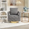 CAVINAS Swivel Accent Chair Modern Armchair Side Chair with Tufted Button for Living Room, Bedroom - 2 of 4