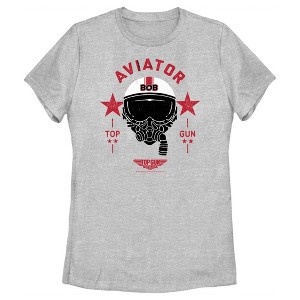 Women's Top Gun: Maverick Aviator Bob Helmet T-Shirt - 1 of 4