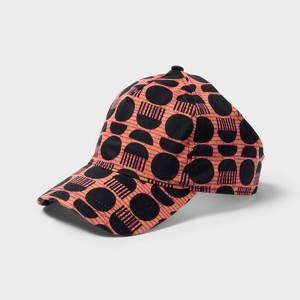 Black History Month Satin-Lined Allover Print Open Back Baseball Hat - Brown - 1 of 4