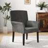 Costway Executive Guest Chair Accent Chair Arm Chair w/Rubber Wood Legs - 2 of 4