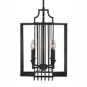 Toltec Lighting Sky Loft 4 - Light Chandelier in  Dark Granite - 1 of 1