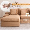 Dolonm Single Recliner Sofa: 300lb Capacity, Chenille Fabric, Ergonomic Design for Living Room/Study -6 Color - 4 of 4