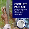 Impresa [202 Pieces] T Post Wire Fence Clips & Wire Twister Tool - 200 Fence Post Clips & 2 Extra Thick Clip Bender Tools - 2 of 4