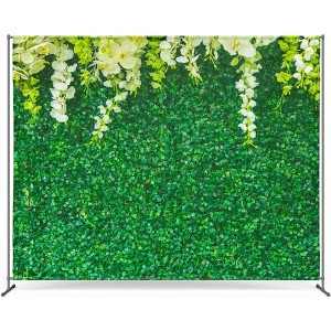 Zink Leaves Photo Backdrop - Wrinkle-Free Photo Studio Backdrop for Parties, Birthdays, and More - 1 of 4