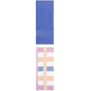 REGALWOVEN Cotton Absorbent Soft Decorative Hand Towels 13" x 30"/13" x 29" 2 Pcs - 1 of 4