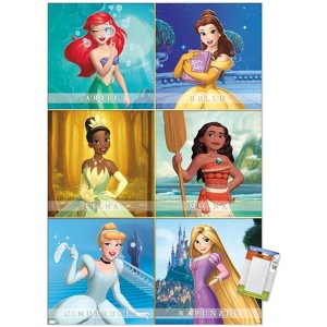 Trends International Disney Princess - Scenic Grid Unframed Wall Poster Prints - 1 of 4