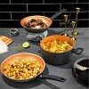 Gotham Steel Pro Premier Hard Anodized 17 Piece Nonstick Cookware Set - 3 of 4