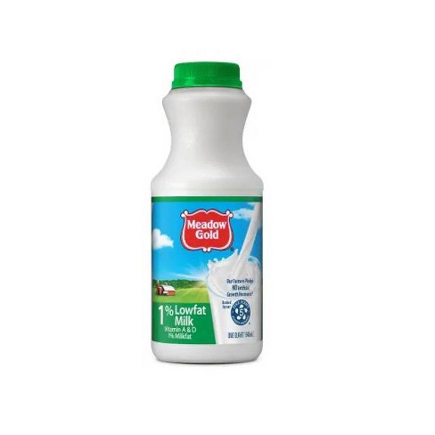 Meadow Gold 1% Lowfat Milk - 1qt : Target