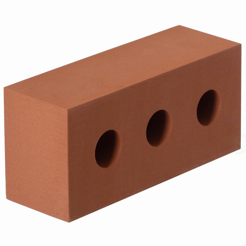 ShpilMaster Construction Stacking Building Red Brick Block, Rectangle Foam Kids Pretend Play Creativity Toy, 25 Pack, 5 of 6