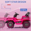 12V Kids Ride-On Truck Car with Remote Control, Spring Suspension, LED Lights, Music & MP3 Player - 4 of 4