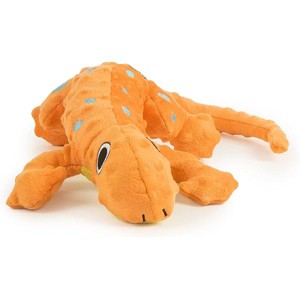 goDog Amphibianz Gecko Squeaky Plush Dog Toy, Chew Guard Technology - Orange, Large - 1 of 1
