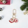 Unique Bargains Christmas Keychain Lobster Clasp Zinc Alloy Multicolored 2.17" 1 Pc - 4 of 4