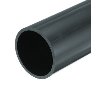 Unique Bargains PVC Water Plumb DIY Crafts High Impact Rigid Round Pipes 8" Length - 1 of 4