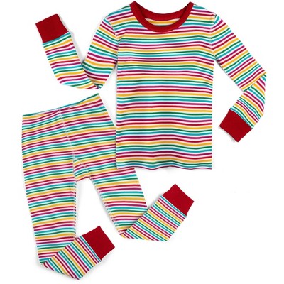 Mightly Toddler Fair Trade 100% Organic Cotton Tight Fit Pajama Set