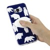 Reiko Samsung Galaxy S8 Edge/ S8 Plus TPU Design Case with 3D Soft Silicone Poke Squishy Polar Bear in Blue - 3 of 4