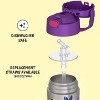 THERMOS FUNTAINER 12 Ounce Stainless Steel Vacuum Insulated Kids Straw Bottle, RAINBOW HIGH - 3 of 4
