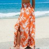 Women's Smoked Wide Lege Cover Up Pants - Cupshe - 3 of 4