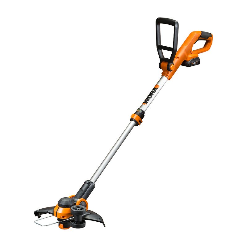 Worx WG162 20V Power Share 12" Cordless Battery Powered String Trimmer & Lawn Edger (Includes, Light Weight Weed Wacker, DoubleHelix Spool Line,, 1 of 14