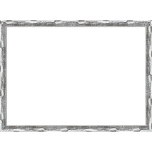Amanti Art Scratched Wave Chrome Framed Dry Erase Magnetic Board - 1 of 4