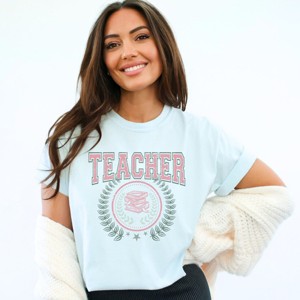 Simply Sage Market Teacher Grunge Garment Dyed Tee - 1 of 4